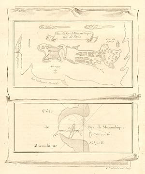 Plan du Fort de Mozambique tiré de Faria [Map of Fort Mozambique, from Faria]