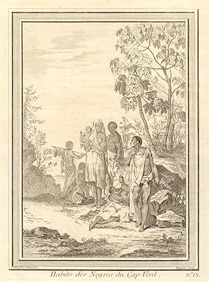Immagine del venditore per Habits des Ngres du Cap-Verd [Dress of the negroes of Cap-Vert] venduto da Antiqua Print Gallery