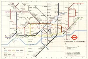 Seller image for London Transport - Diagram of lines No. 1 1979 [1.79/1083M/1,000,000] for sale by Antiqua Print Gallery