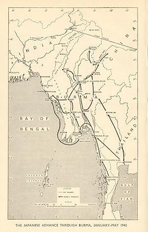 The Japanese advance through Burma, January - May 1942