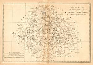 Gouvernements de Berri, dOrléanois, de Touraine et de Nivernois [The Provinces of Berry, Orléana...
