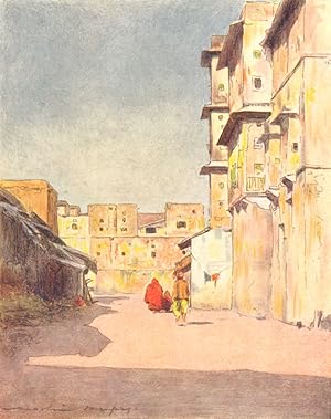 Seller image for A Street in Jeypore for sale by Antiqua Print Gallery