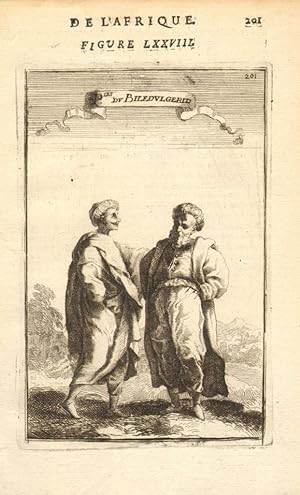 Bild des Verkufers fr P(eu)ples du Biledulgerid - De L'Afrique zum Verkauf von Antiqua Print Gallery