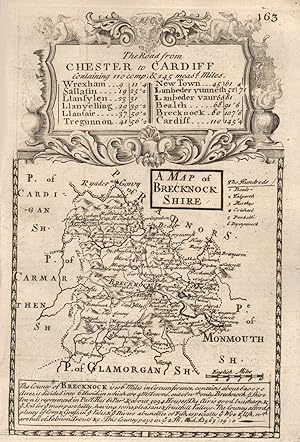Seller image for A Map of Brecknock-Shire for sale by Antiqua Print Gallery