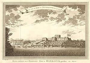 Vue sud du Fort de Dickscove tirée de Smith [View of Fort Dixcove, from Smith]