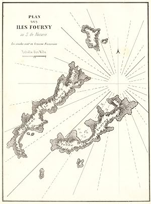 Plan des Iles Fourny au S. de Nacarie [Plan of the Fourni Islands to the South of Ikaria]