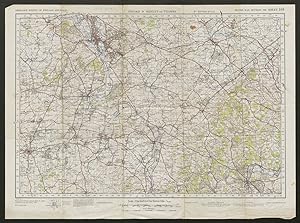 Ordnance Survey of England and Wales 5th Edition Style Second War Revision 1940 Sheet 105 OXFORD ...