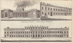 [Fig 1. Elevation of the Parliament House, Dublin. Fig 2, 3. Elevation of the East and] North fro...