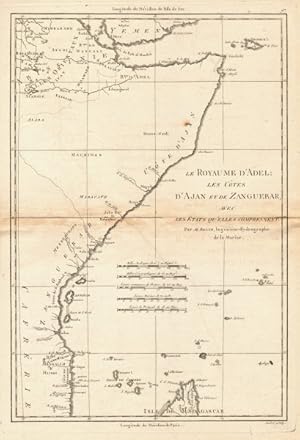 Le Royaume dAdel, les côtes dAjan et de Zanguebar, avec les Etats quelles comprennent [The Ada...