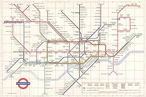 Seller image for London Transport - Diagram of lines - 1971 for sale by Antiqua Print Gallery