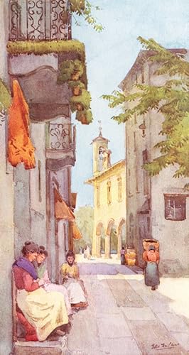 Seller image for A Street at Orta for sale by Antiqua Print Gallery