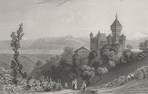Imagen del vendedor de Chateau Wufflens (Pays de Vaud) a la venta por Antiqua Print Gallery