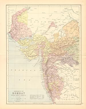 Seller image for Presidency of Bombay Indore agency, Berar &c. for sale by Antiqua Print Gallery