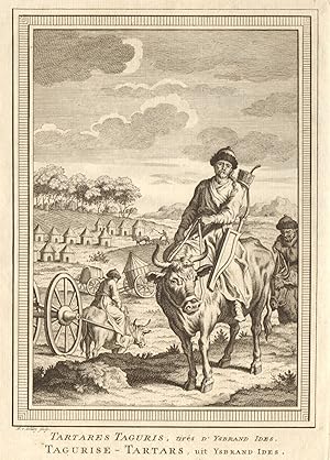 Bild des Verk�ufers f�r Tartares Taguris, tirés dYsbrand Ides Taguri Tartars from Isbrand Ides zum Verkauf von Antiqua Print Gallery