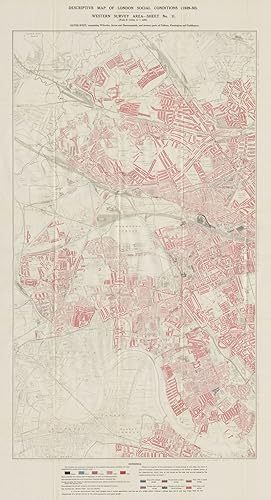 Descriptive map of London Social Conditions Western Survey Area Sheet 11. Outer West, comprising ...