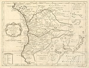 Carte des Royaumes de Congo, Angola, et Benguela avec les Pays Voisins. Tiré de l'Anglois [Map of...