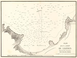 Plan du Gfe. et du Port de Galeria, situés à la côte occidentale de l'ile de Corse [Plan of the G...