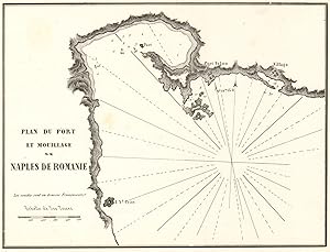 Plan du Port et Mouillage de Naples de Romanie [Plan of the Port and anchorage of Napoli di Roman...
