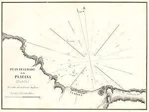Plan de la Rade de Platana (Anatolie) [Plan of the Bay of Akçaabat (Anatolia)]