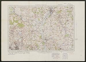 Ordnance Survey of England and Wales Popular Edition One-Inch Map War Revision 1940 Sheet 62 BURT...