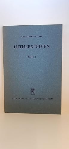 Lutherstudien Band 1