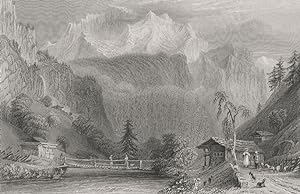 Imagen del vendedor de The Jungfrau (Bernese Oberland) a la venta por Antiqua Print Gallery
