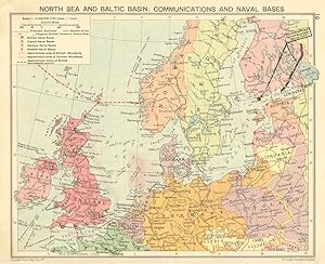 North sea and Baltic Basin: Communications and Naval Bases