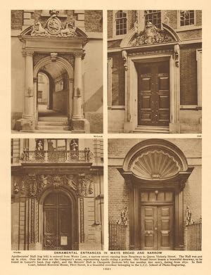 Ornamental entrances in ways broad and narrow