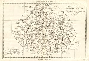 Image du vendeur pour Gouvernements de Berri, d Orlanois, de Touraine et de Nivernois [The Provinces of Berry, Orlanais, Touraine and Nivernais] mis en vente par Antiqua Print Gallery