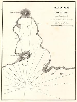 Plan du Port Chevalier (en Caramanie) [Plan of Port Chevalier (in Caramania)]