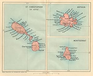 St. Christopher (St Kitts), Antigua and Montserrat