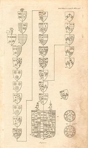 [Pedigree of Armorial Bearings for the Lambert Family, in the Church of Pinchbeck, in Lincolnshir...