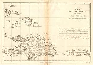 LIsle de St Domingue et celle de Porto-Rico [The islands of Hispaniola and Puerto Rico]