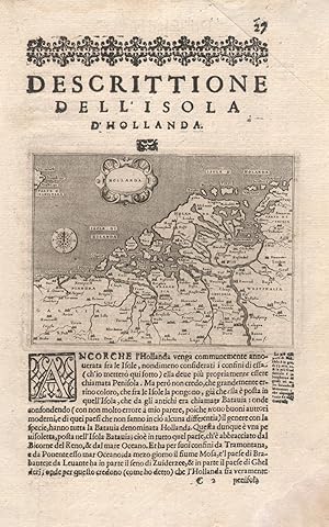 Descrittione dell' Isola d'Hollanda [Description of the island of Holland]