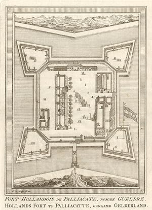 Fort Hollandois de Palliacate, nommé Gueldre [Dutch Fort of Pulicat, called Geldria]