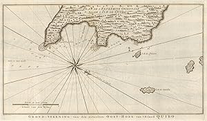 Plan de lExtrémité Orientale de llle de Quibo [Plan of the eastern end of Coiba Island]