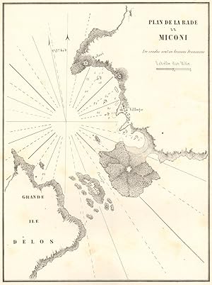 Plan de la Rade de Miconi [Plan of the Bay of Port Delos (Miconi)]