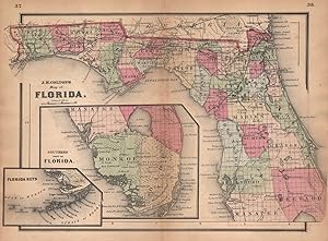 J. H. Colton's map of Florida