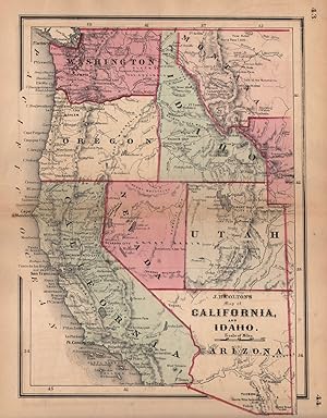 J. H. Colton's map of California and Idaho