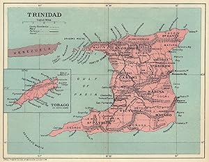 Trinidad; Inset map of Tobago