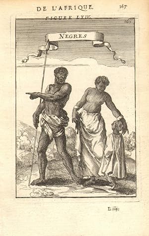 Image du vendeur pour Negres - De L'Afrique mis en vente par Antiqua Print Gallery