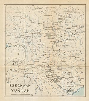 Map of Yunnan & Szechwan Provinces [Map of Yunnan & Sichuan Provinces]