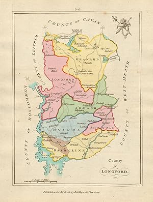 Seller image for County of Longford for sale by Antiqua Print Gallery