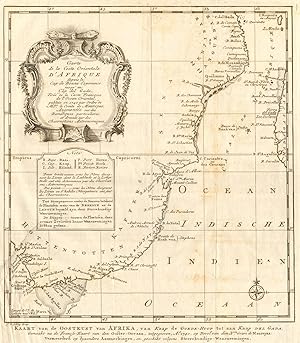 Carte de la Coste Orientale dAfrique, depuis le Cap de Bonne-Esperance jusquau Cap del Gada [Ma...