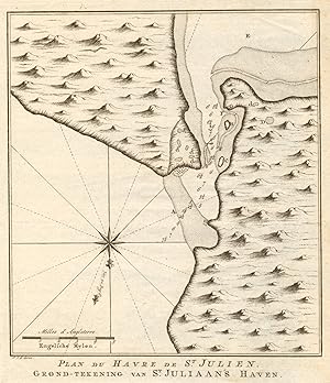 Plan du Havre de St. Julien [Plan of the harbour of Puerto San Julian]