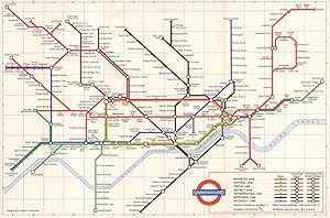 London Transport - Diagram of lines - 1961 - 561/1522Z/500,000 (A)