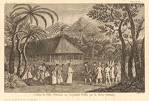 Cession de l'Isle d'Otahiti au Capitaine Wallis par la Reine Obéréa [Tahiti being ceded to Captai...