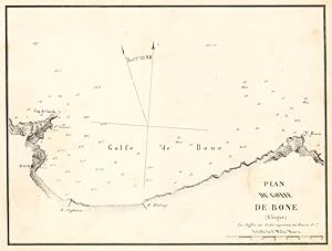 Plan du Golfe de Bone (Afrique) [Plan of the Gulf of Annaba (Africa)]