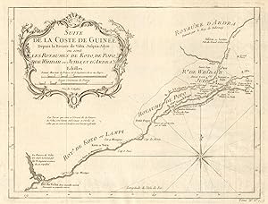 Suite de la Coste de Guinée, depuis la Rivière de Volta, jusqu'à Jakin ou sont les Royaumes de Ko...