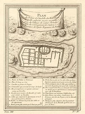 Plan du Palais et Citadelle des Rois Incas près du village de Canar Jurisdiction du Corregiment d...